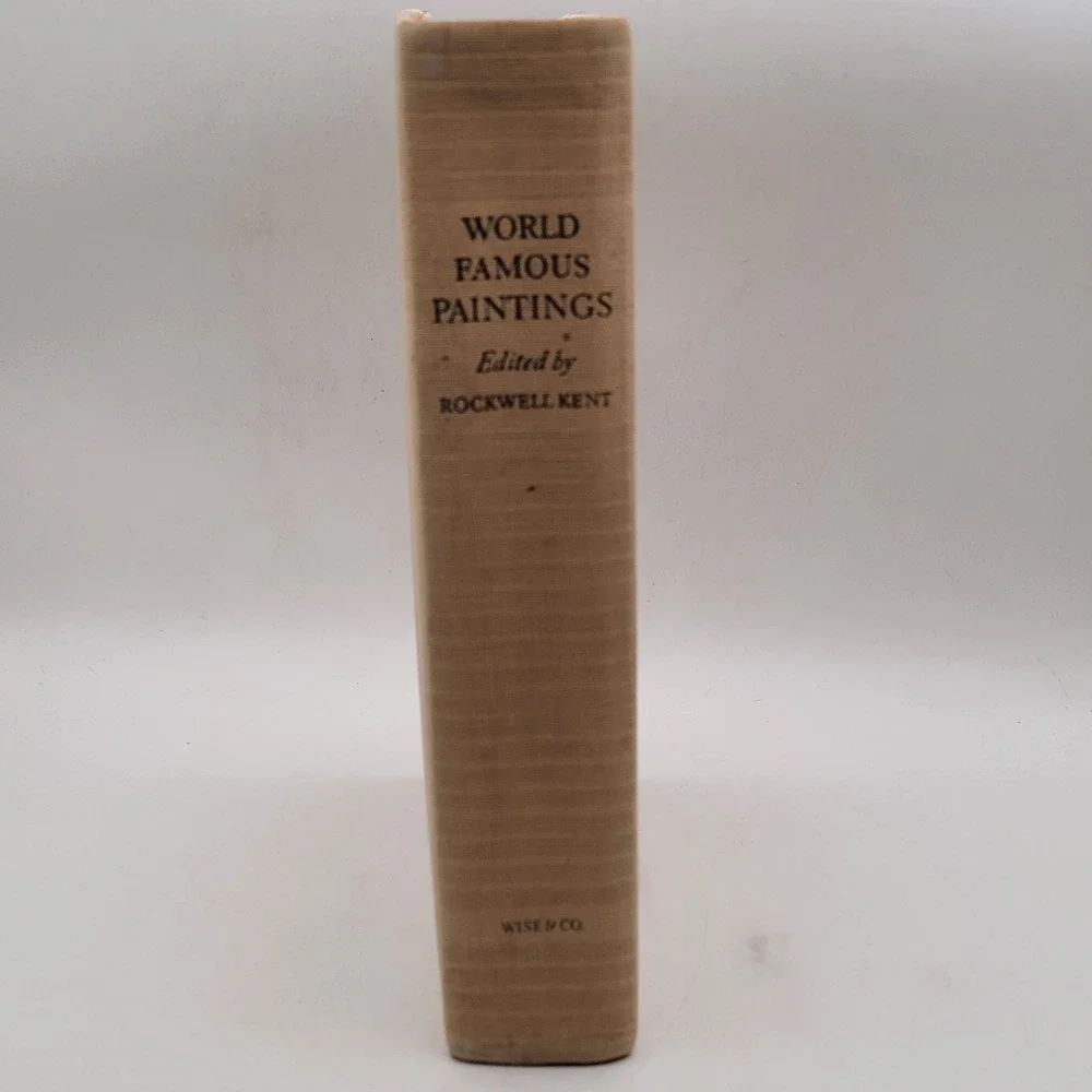 Rockwell Kent World-Famous Paintings Hardcover Wise & Co. Vintage‎ Art Book Fair